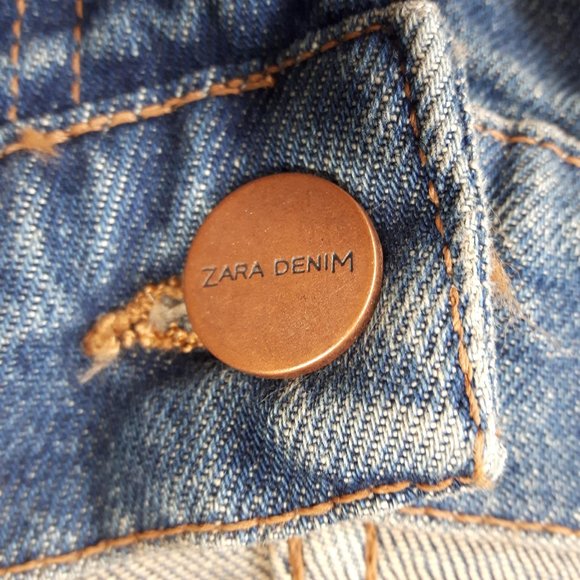 💥$23💥 NWT ZARA Slim Fit Blue Jeans size 40 EUR /31 USA - Picture 5 of 9
